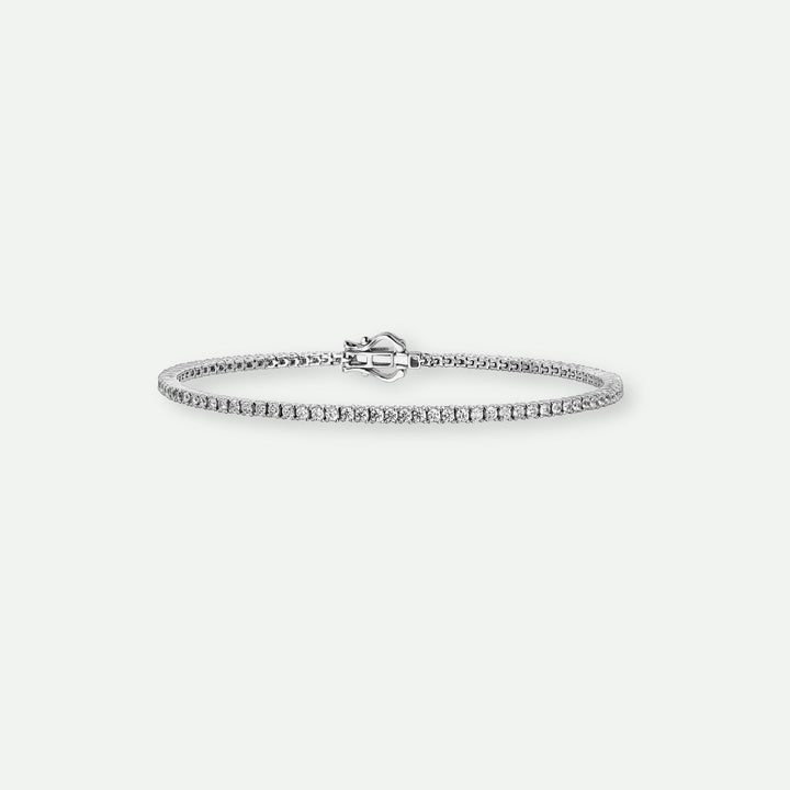 Penelope | 9ct White Gold 2ct tw Lab Grown Diamond BraceletCreated BrillianceBA0063527