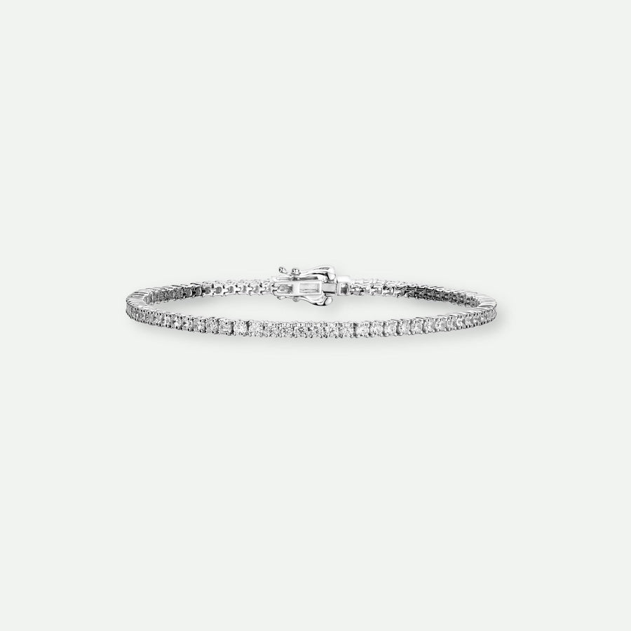 Penelope | 9ct White Gold 3ct tw Lab Grown Diamond BraceletCreated BrillianceBA0071878