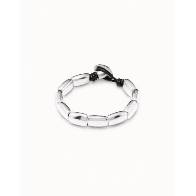 Petals Silver Metal BraceletUNOde50PUL2266MARMTL0L