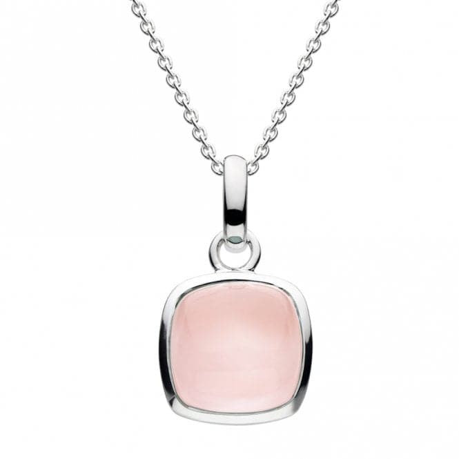 Pink Chalcedony Cushion Pendant 97824PKCDew97824PKC