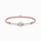 Pink Cold Enamel Nylon Zirconia Bracelet A2124 - 380 - 9Thomas Sabo Karma BeadsA2124 - 380 - 9