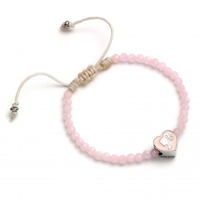 Pink Friendship Heart Shaped Bead Bracelet BMFB0007BarbieBMFB0007