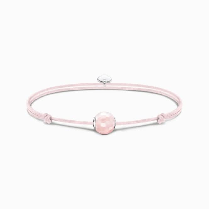 Pink Nylon Rose Quartz Bracelet A2113 - 813 - 9Thomas Sabo Karma BeadsA2113 - 813 - 9