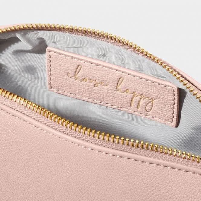 Pink Secret Message Make Up Bag 'Choose Happy' KLB3006Katie LoxtonKLB3006