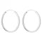 Plain Medium Square Cut Hoop Earrings E6283BeginningsE6283