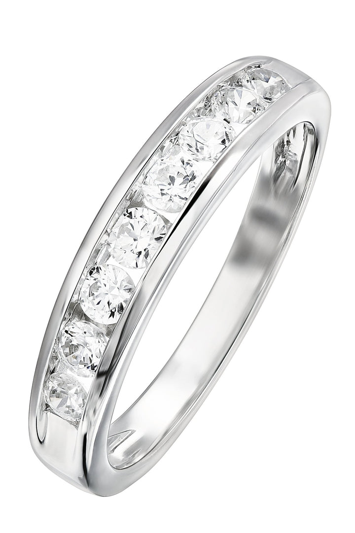 Platinum 0.50ct Diamond Channel Set Eternity RingThe Fine CollectiveBA0064102 - P