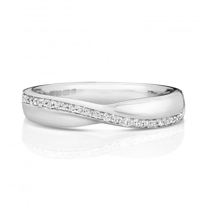 Platinum Crossover Band Ring WP241/IWedding BandsWP241/J