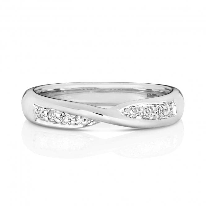 Platinum Crossover Band Ring WP242/IWedding BandsWP242/J