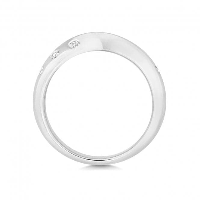 Platinum Crossover Band Ring WP244/IWedding BandsWP244/J