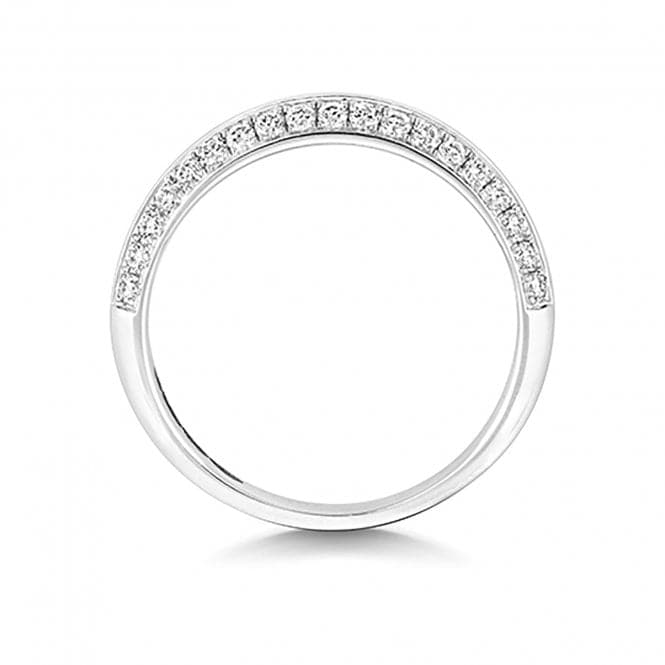 Platinum Diamond Half Eternity Ring WP273Wedding BandsWP273/J