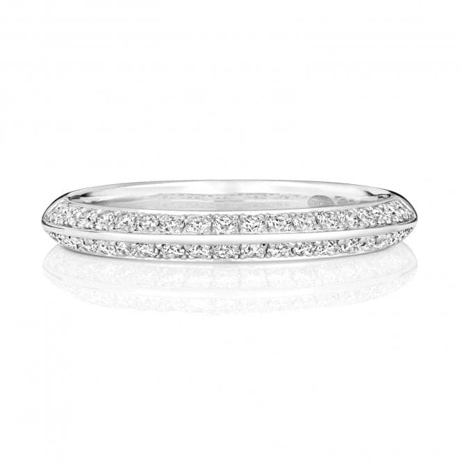 Platinum Diamond Half Eternity Ring WP273Wedding BandsWP273/J