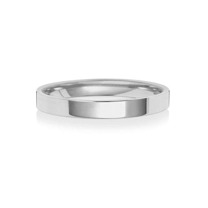 Platinum Flat Court 2.5mm - 2.0 Wedding Ring WP122EHWedding BandsWP122EH/J