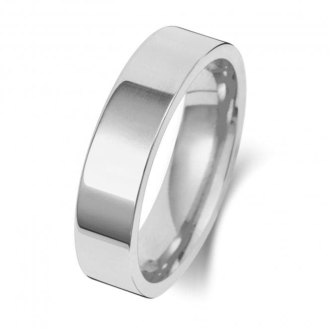 Platinum Flat Court 5mm - 1.75 Wedding Ring WP125HWedding BandsWP125H/M