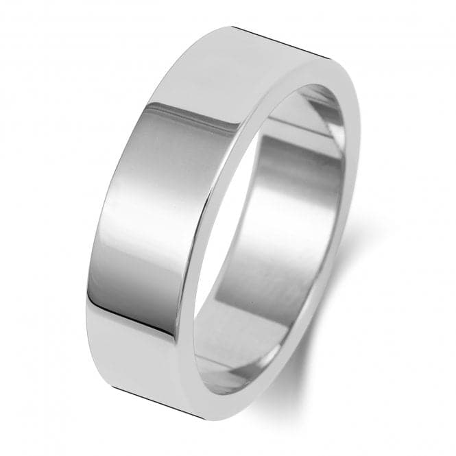 Platinum Flat Flat 6mm - 1.8 Wedding Ring WP176HWedding BandsWP176H/M