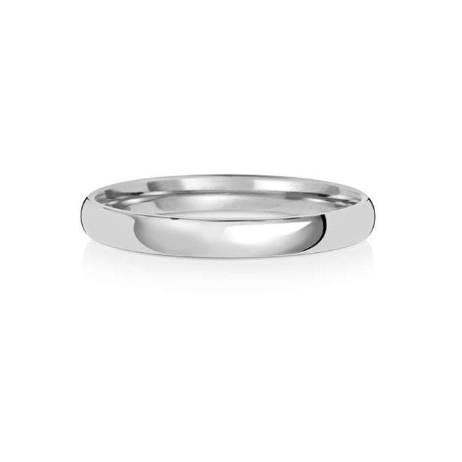 Platinum Slight Court 2.5mm - 2.0 Wedding Ring WP112EHWedding BandsWP112EH/J