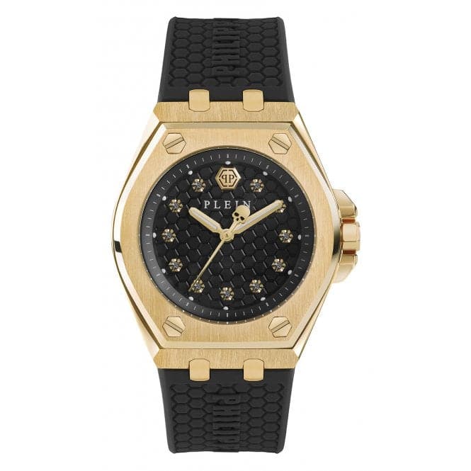 Plein Extreme Lady Steel Gold Black Ladies Watch PWJAA0322Philipp PleinPWJAA0322