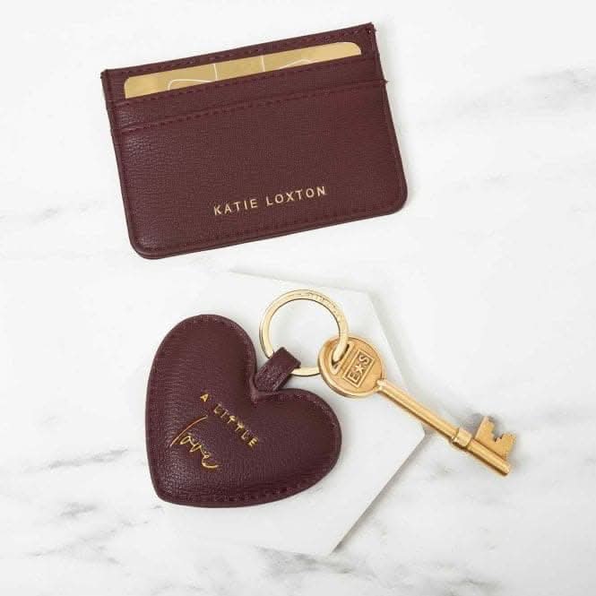 Plum Heart Keyring & Card Holder Set KLB2351Katie LoxtonKLB2351