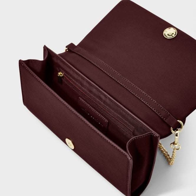 Plum Kayla Quilted Crossbody KLB2305Katie LoxtonKLB2305
