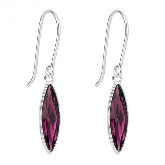 Preciosa Slim Navette Earrings In Silver E6281MBeginningsE6281M