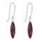 Preciosa Slim Navette Earrings In Silver E6281MBeginningsE6281M