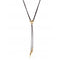 Pretty Love Leather Chain 18k Gold Plated Figures Heart Necklace COL1881MAROROUNOde50COL1881MARORO