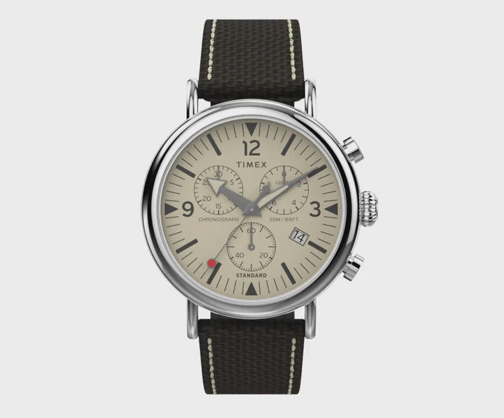 Timex Gents Waterbury Cream Watch TW2V43800