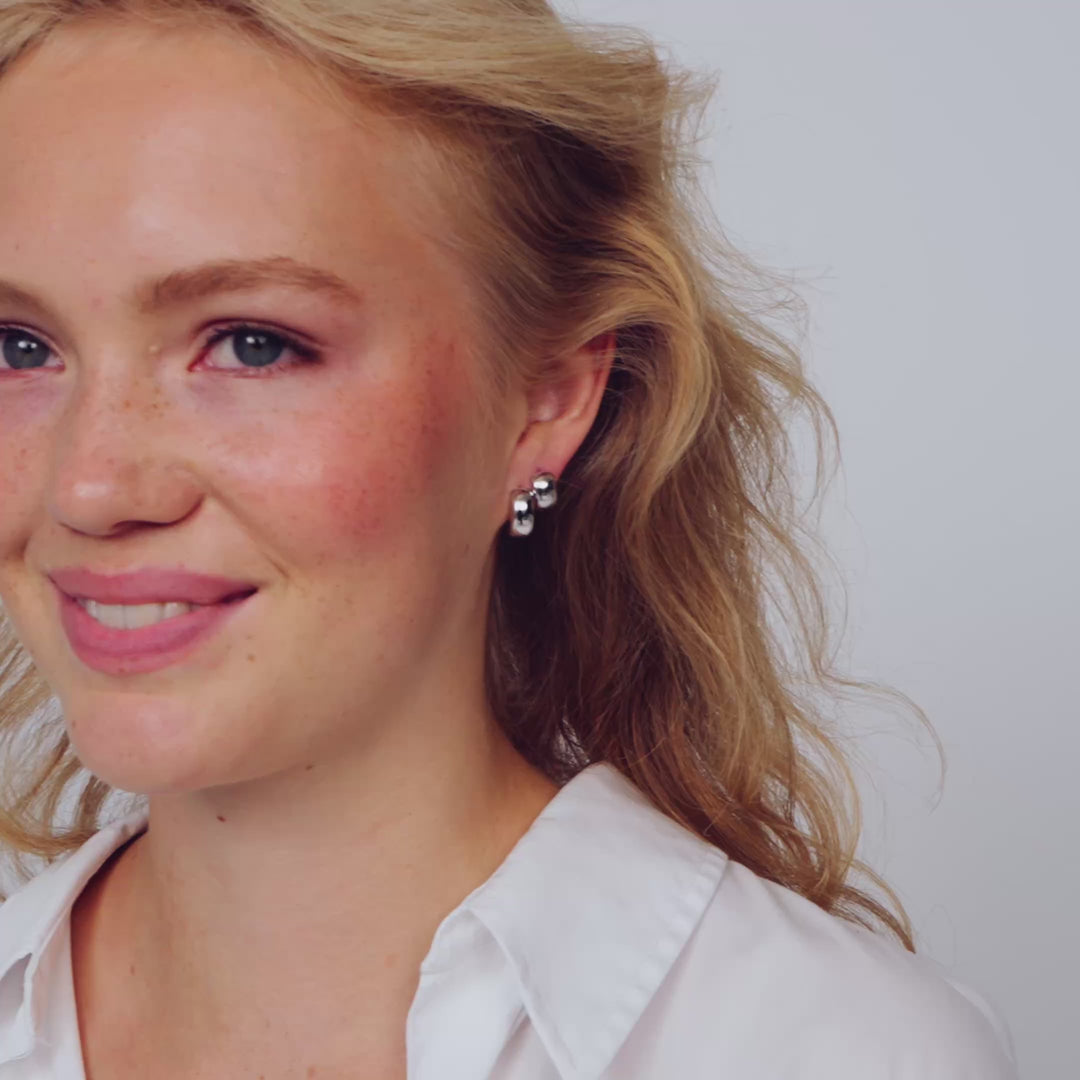 Sterling Silver Largo Piccolo Earrings SJ-E2714