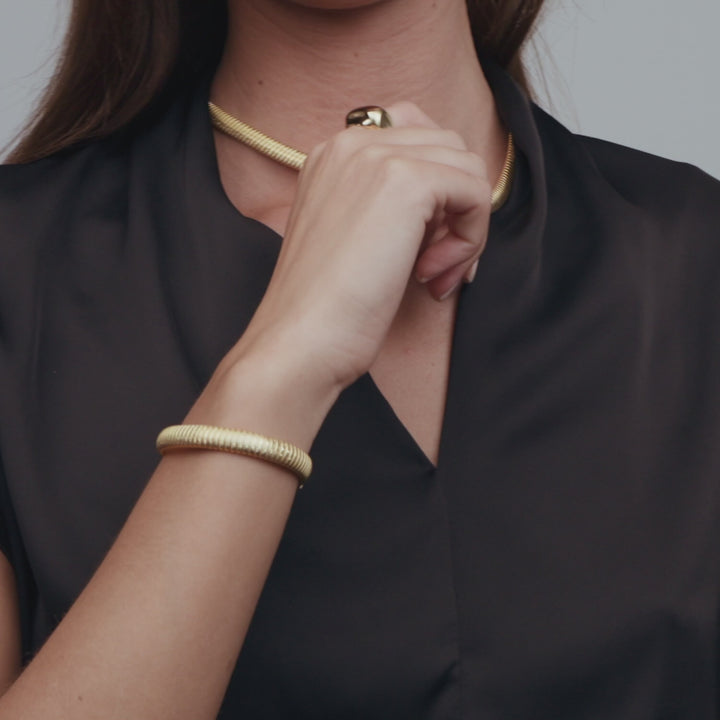 Sif Jakobs 18K gold plated Riva Bracelet SJ-B2750-YG