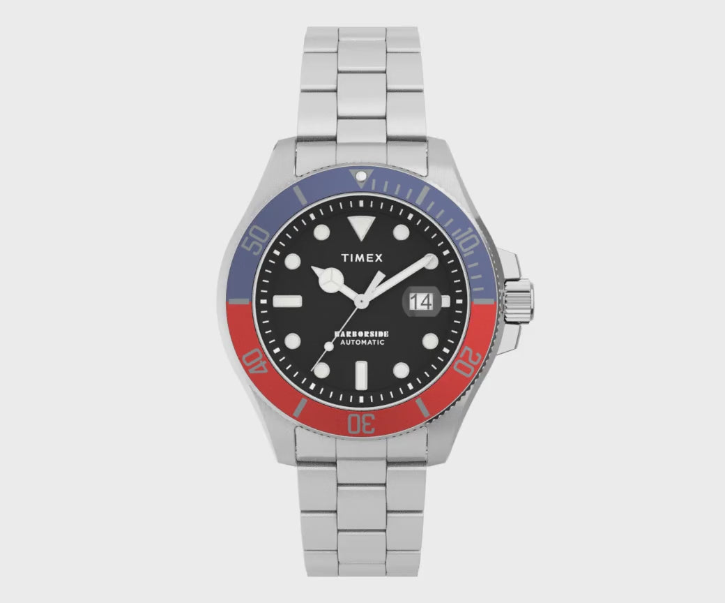 Timex Gents Harborside Coast Silver-Tone Watch TW2V72100