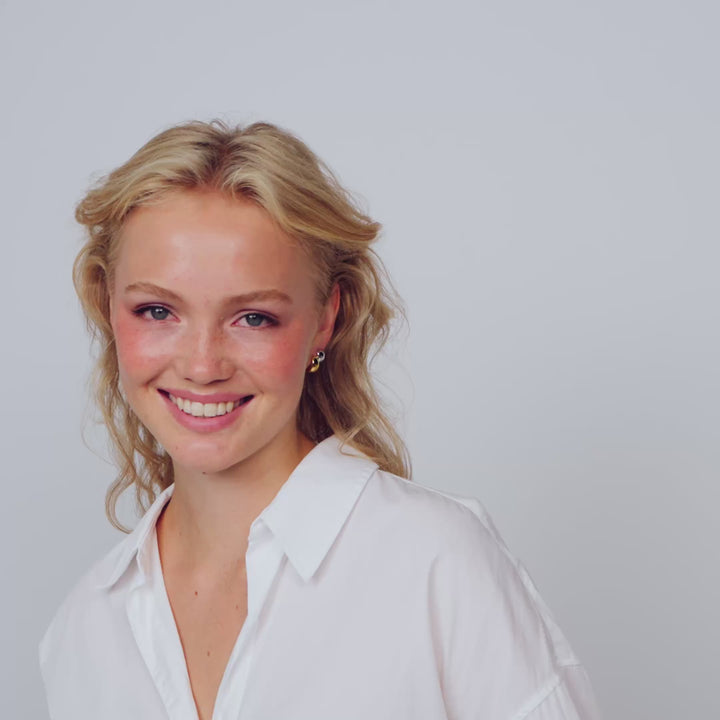 18k Gold Plated Largo Piccolo Earrings SJ-E2714-YG