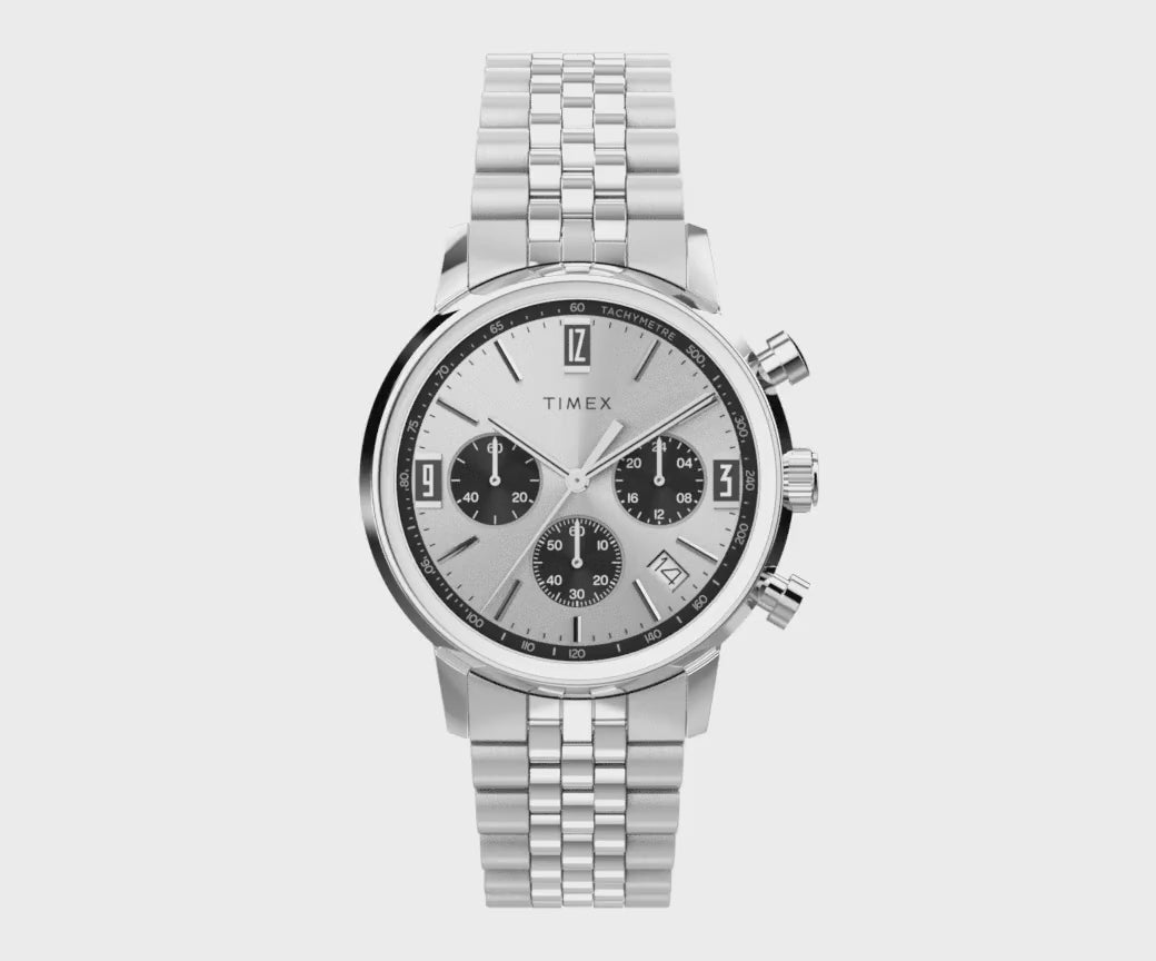 Timex Gents Marlin Silver-Tone Watch TW2W10400