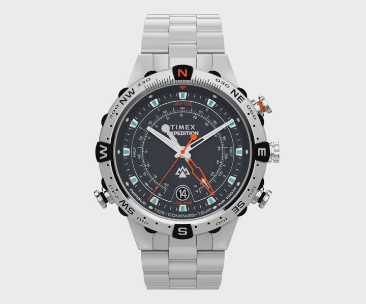 Gents Tide/Temp/Compass Stainless Steel Watch TW2Y12900