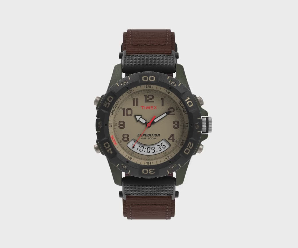Timex Gents Expedition Brown Watch T45181