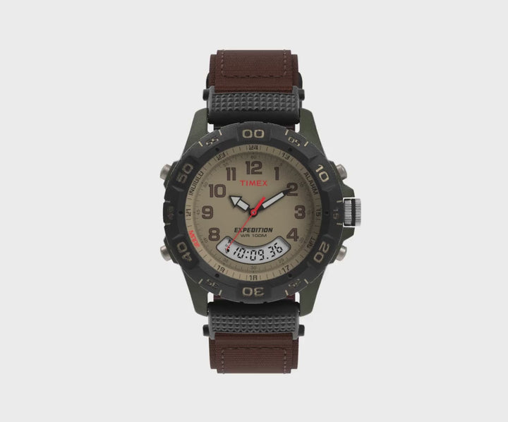 Timex Gents Expedition Brown Watch T45181