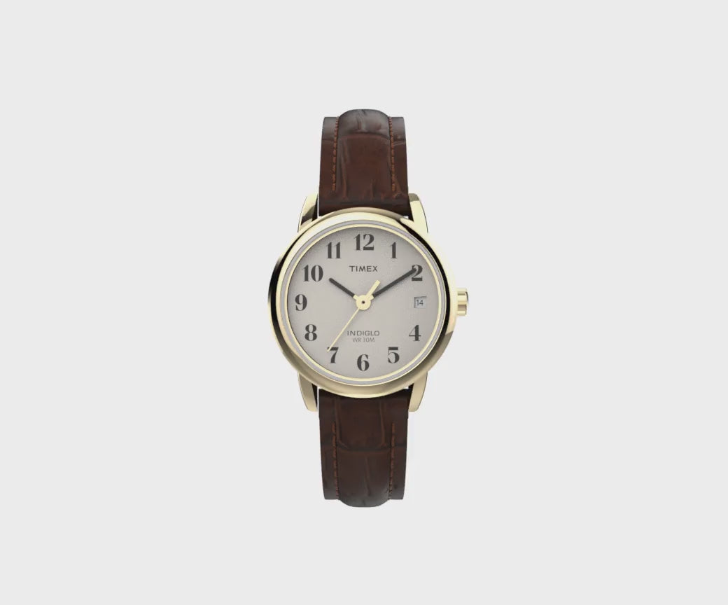 Timex Ladies Easy Reader Brown Watch T20071