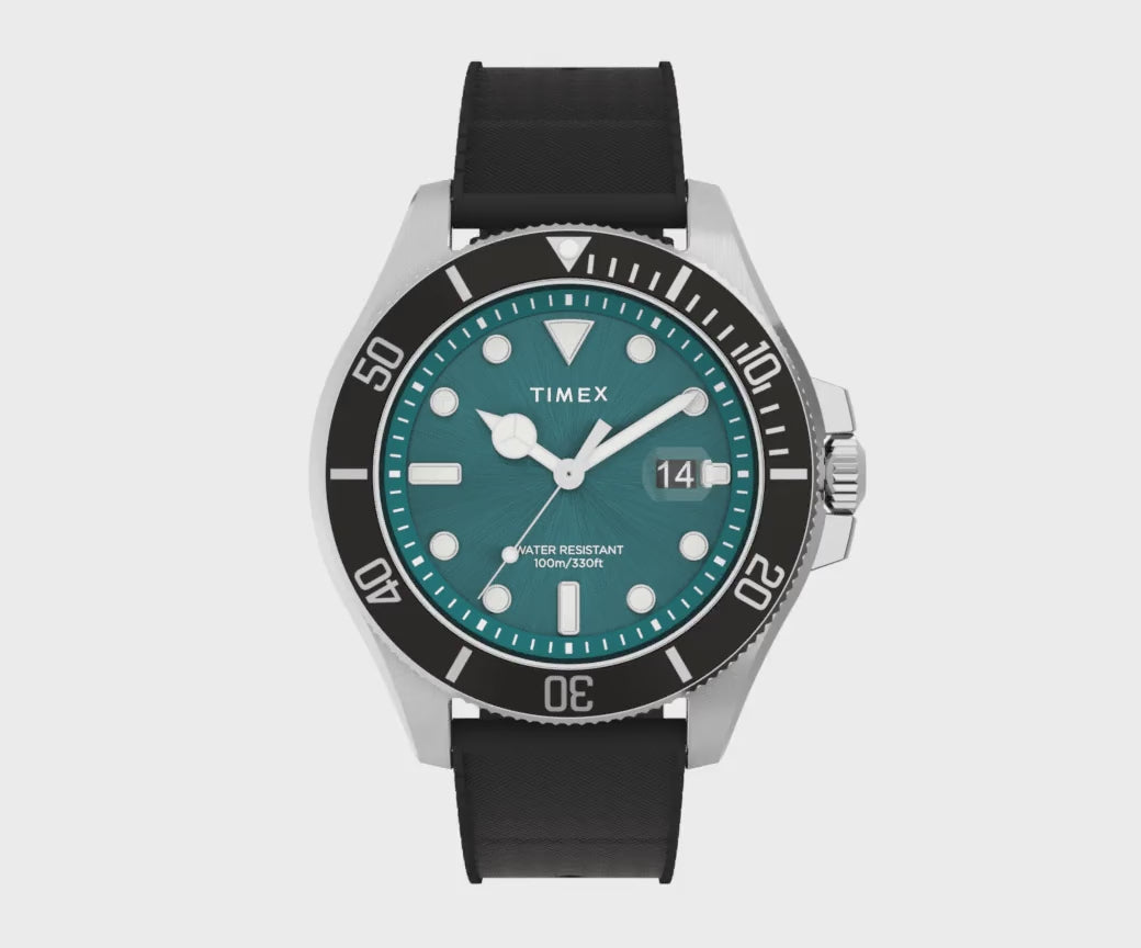 Timex Harborside Coast Silicone Strap Watch TW2V91700