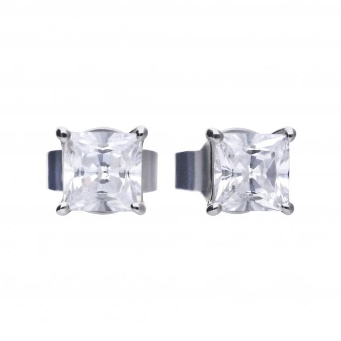 Princess Cut Cubic Zirconia Stud Earrings E5902DiamonfireE5902