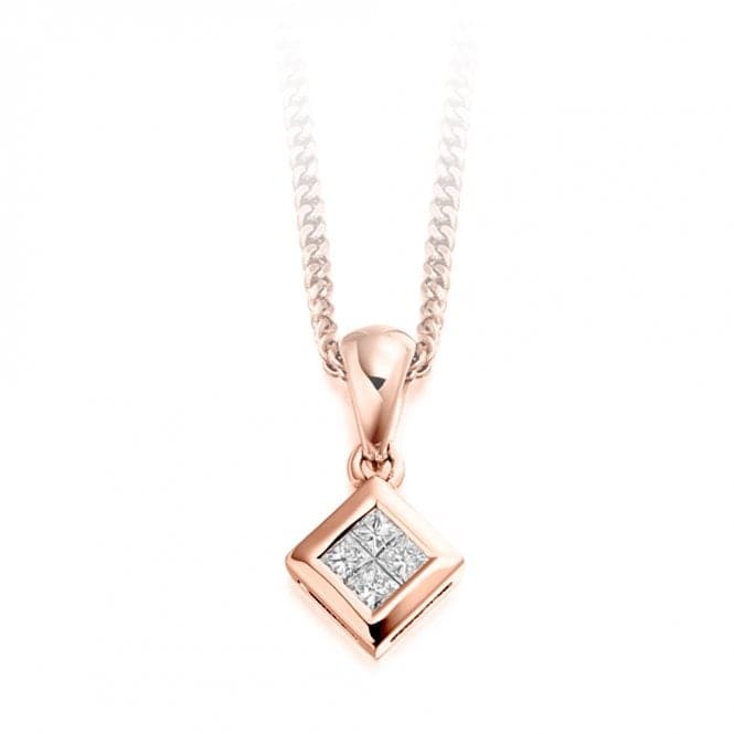 Princess Cut Diamond Pendant 0.15ctThe Harmony CollectionPE148 - 3G