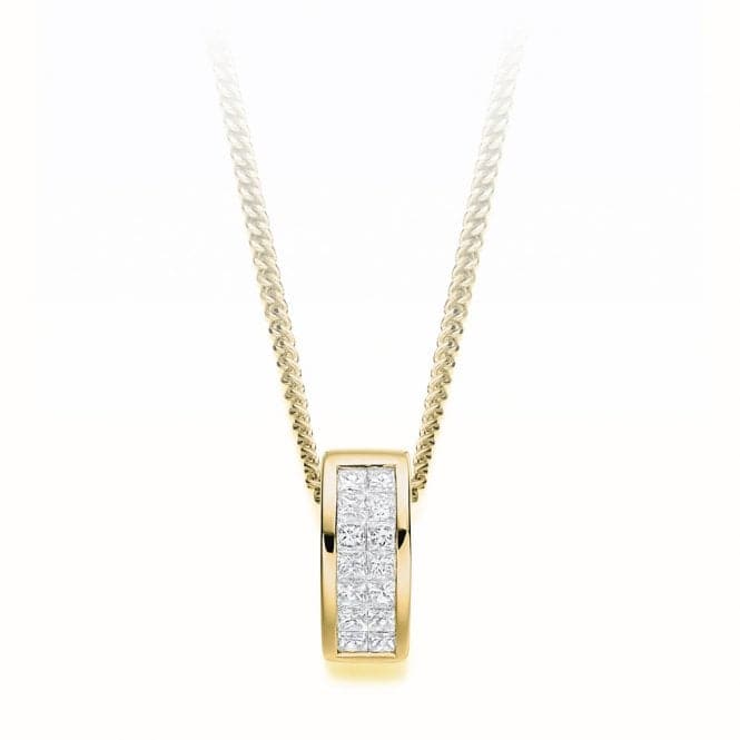 Princess Cut Diamond Pendant 0.25ctThe Harmony CollectionPE142 - 2G