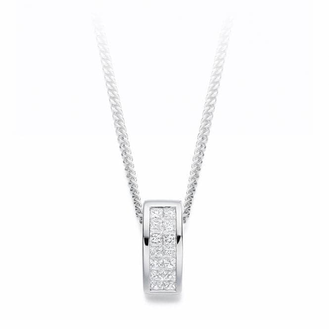 Princess Cut Diamond Pendant 0.25ctThe Harmony CollectionPE142 - 2