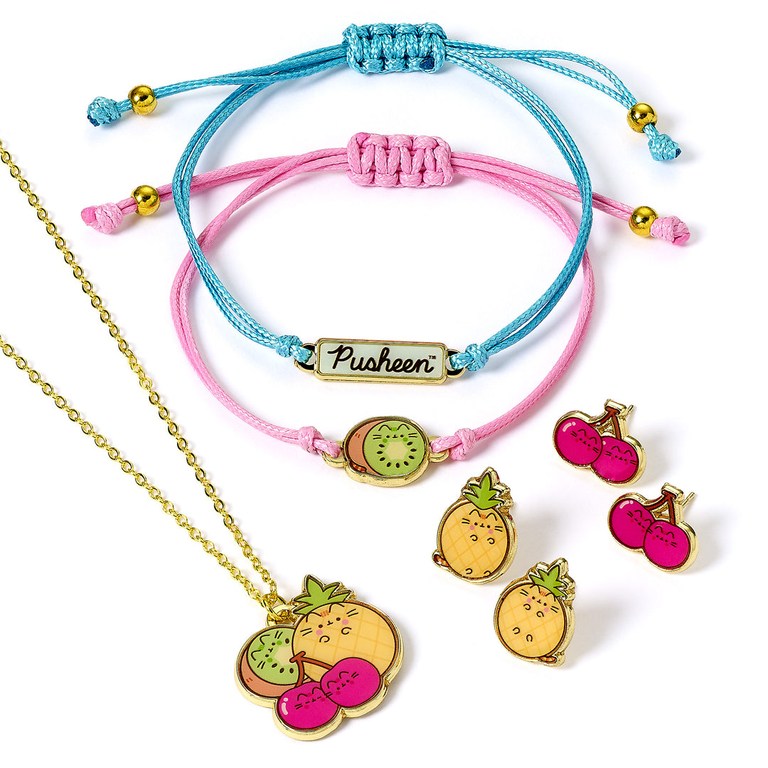 Pusheen The Cat Fruits Themed Jewellery Set PTCJS116