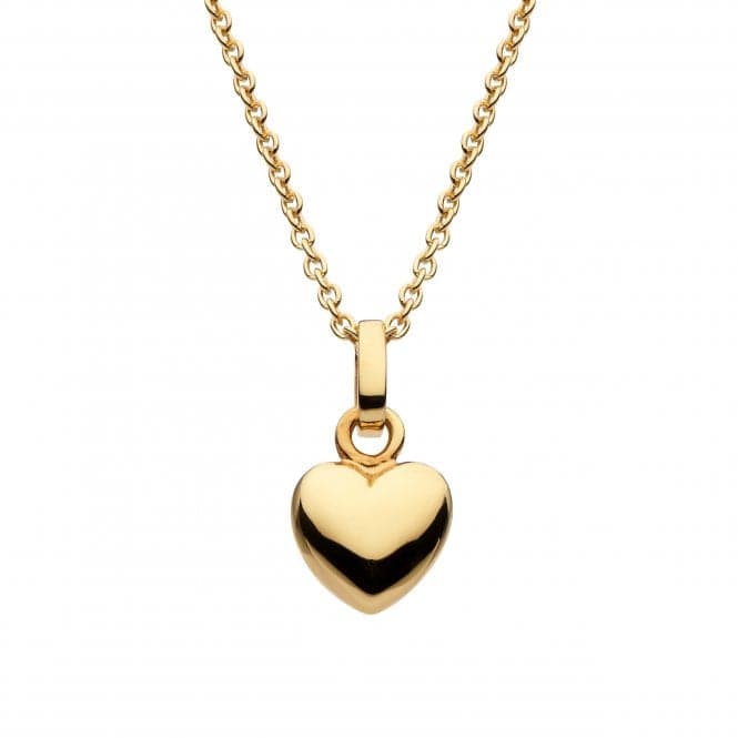 Puff Heart Gold Plated Pendan 90C1GDDew90C1GD