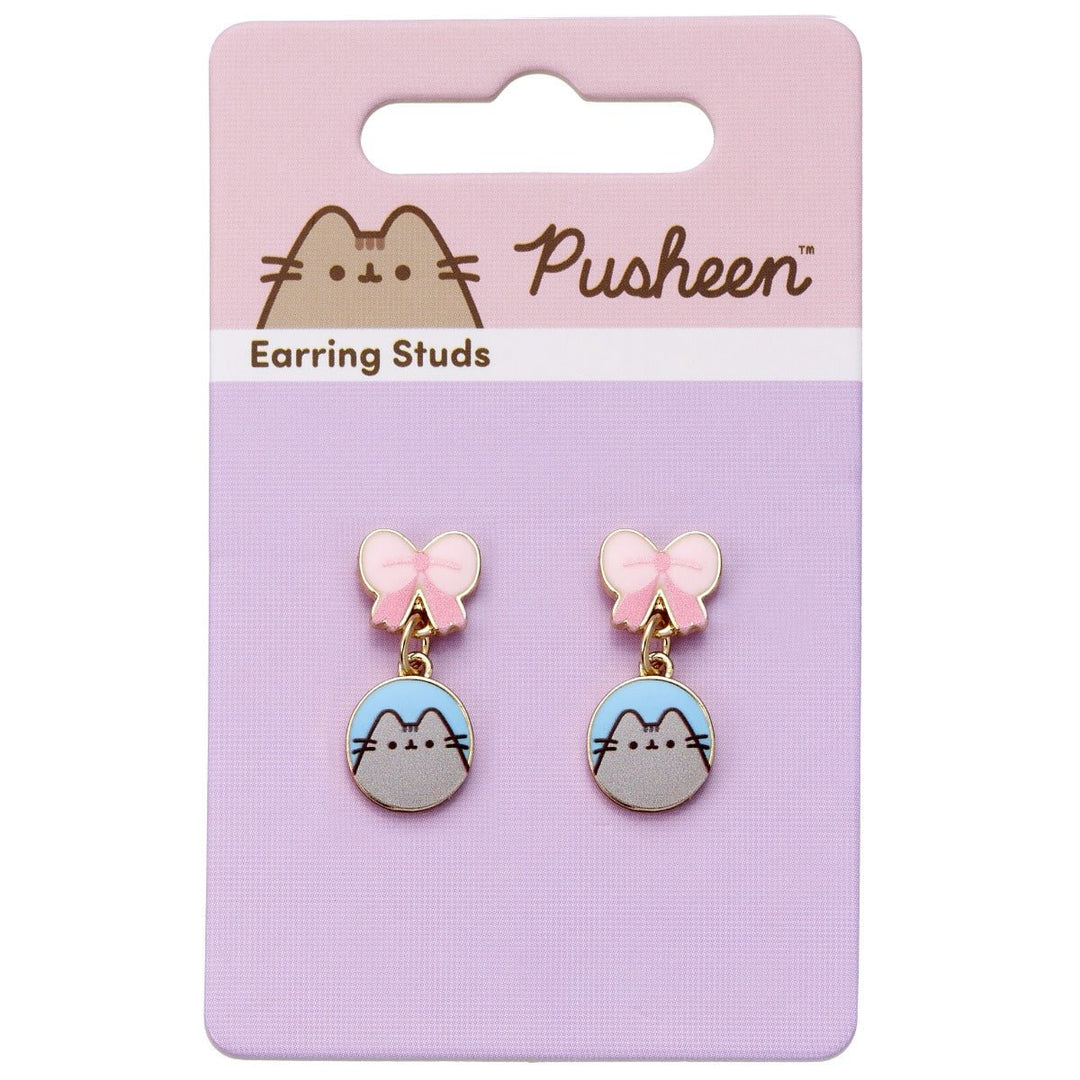 Pusheen the Cat Pink Bows Drop Earrings PTCE0105PusheenPTCE0105