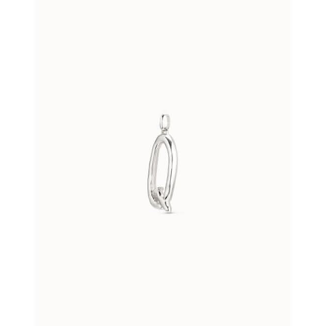 Gimme A Letter Q Large Silver Metal Charm CHA0017MTL0000U