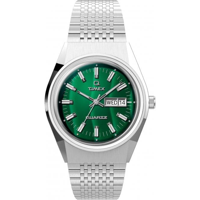 Q Timex Reissue Falcon Eye Stainless Steel Bracelet Watch TW2U95400Timex WatchesTW2U95400