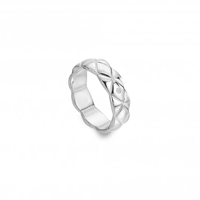 Quilted White Topaz Ring DR260Hot DiamondsDR260/K
