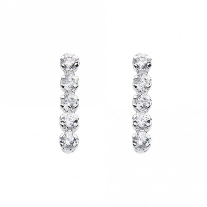 Quintuple Zirconia Stud Earrings 3376CZDew3376CZ