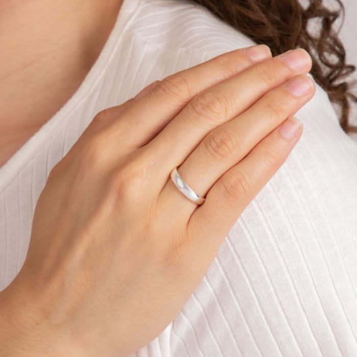 Beginnings Sterling Silver 4mm Band Ring R131BeginningsR131 50