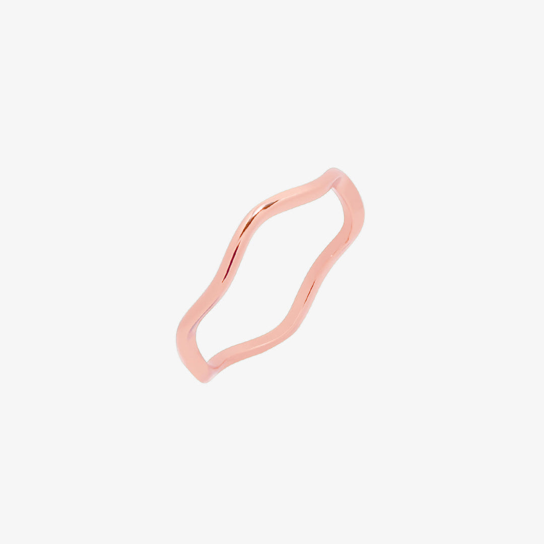 Minimalist Wave Ring-6