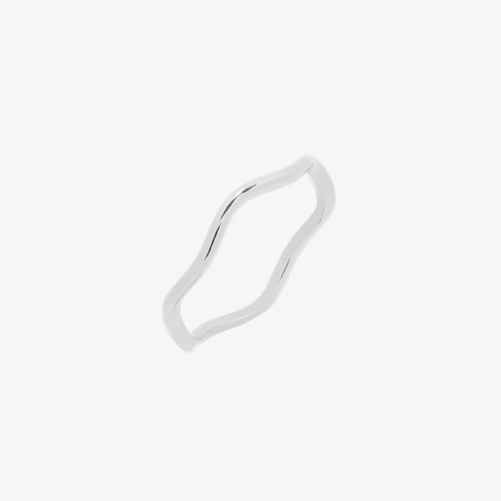 Minimalist Wave Ring-5